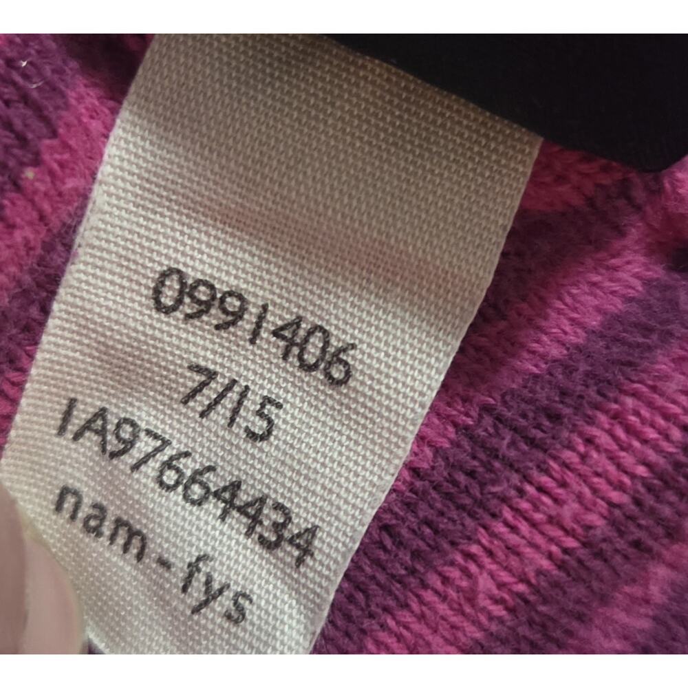 VTG Tommy Hilfiger Women's Pink And Purple Knit Long Sleeve Shirt Size Small - Picture 14 of 15